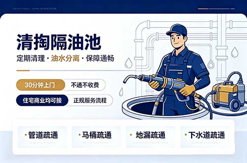 镇江清掏隔油池